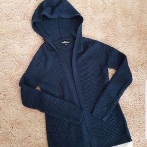 Dark Blue lace detail girls Cardigan XL